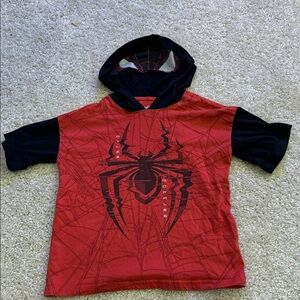 Marvel Spider-Man Red and Black Hoodie